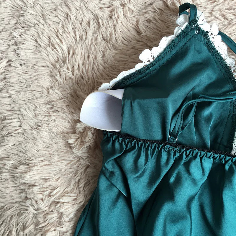 The Natalie Satin Set