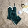 The Natalie Satin Set
