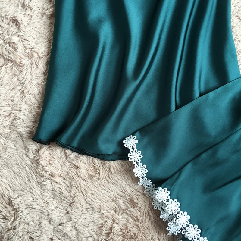 The Natalie Satin Set